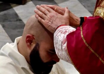 Nella basilica di Santa Maria dei Miracoli monsignor Forte ha ordinato diacono Denis Costanzo