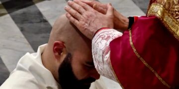 Nella basilica di Santa Maria dei Miracoli monsignor Forte ha ordinato diacono Denis Costanzo