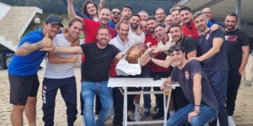 Sr Calcio in festa dopo il primato nel girone B: «Voglia di lottare e vincere su ogni campo»