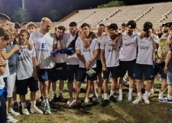 Il San Salvo ha riabbracciato il Bucci: «Grazie per la promozione, stagione indimenticabile»