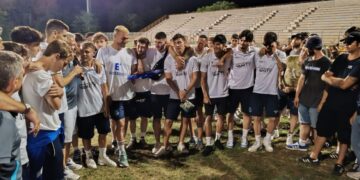 Il San Salvo ha riabbracciato il Bucci: «Grazie per la promozione, stagione indimenticabile»