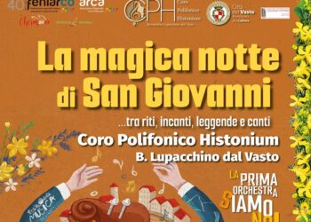Nel Chiostro Istonio la “Magica notte di San Giovanni… tra riti, incanti, leggende e canti”