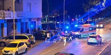 Vasto, violento impatto tra due moto all’incrocio tra via Ciccarone e corso Europa