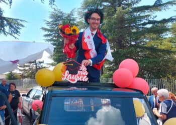 Laurea di Nicola Giulio Chiarieri con 110 e lode ed encomio