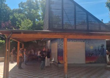 Un cielo stellato per il chiosco “Equilibri” nella villa comunale di San Salvo