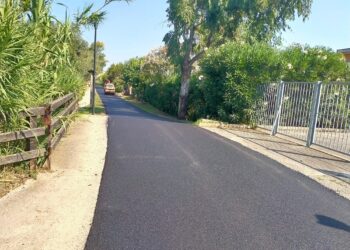 In corso i lavori di rifacimento della pista ciclopedonale di Vasto Marina