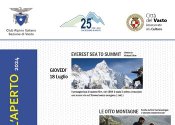 25° anniversario del Cai di Vasto, da giovedì la rassegna cinematografica