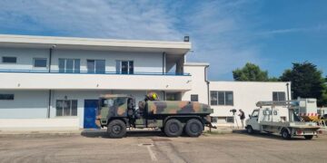 Nel Vastese in azione l’autobotte degli Alpini per alleviare l’emergenza idrica