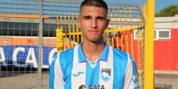 Angelo Preta in campo all’Aragona: con la maglia del Pescara a due passi dalla sua San Salvo