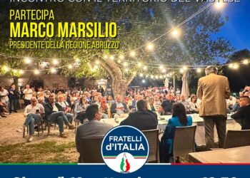 A Pollutri l’incontro con gli esponenti regionali di Fratelli d’Italia, presente Marsilio
