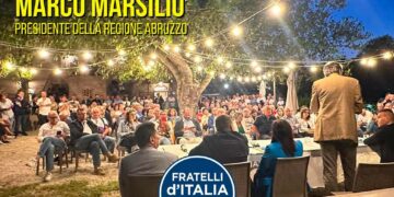A Pollutri l’incontro con gli esponenti regionali di Fratelli d’Italia, presente Marsilio