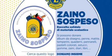 Donare astucci, quaderni e cancelleria agli alunni meno abbienti: lo “zaino sospeso” dei Lions