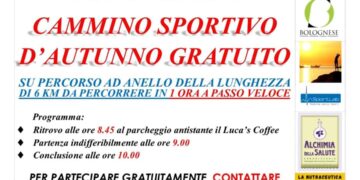 Domenica il Cammino sportivo d’autunno a Vasto Marina
