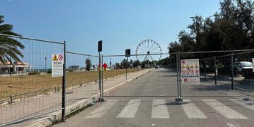 Ultima fase dei lavori sul lungomare di San Salvo Marina, termine previsto per fine 2024