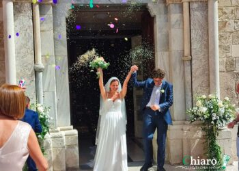 Bruna e Francesco sposi: fiori d’arancio per il sindaco di Vasto Menna