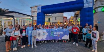Il centro di San Salvo colorato dalla Pigiama Run, prevenzione e vicinanza a chi soffre