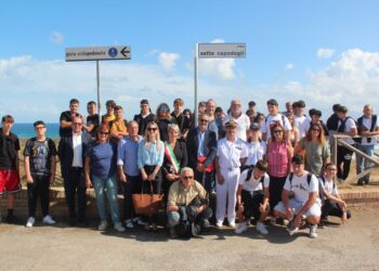 Inaugurato “Viale Sette Capodogli”: «La memoria di quel giorno da non perdere. Andrà sempre tramandata»