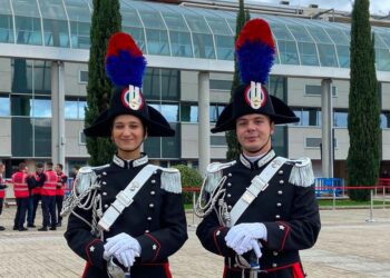 I sansalvesi Marianna Mazzaferro e Antonio Pio Coco giurano da Marescialli dei carabinieri
