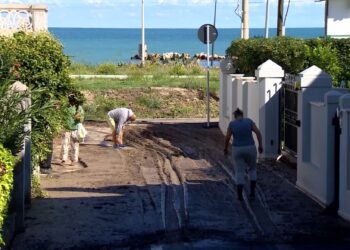 Bomba d’acqua e un fiume di fango: danni ingenti a Torino di Sangro