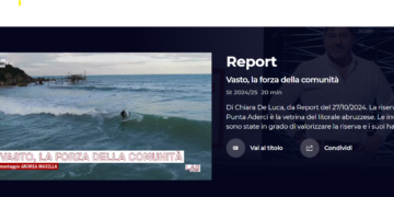 “La forza della comunità”: su Report il servizio su capodogli e Punta Aderci