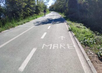 Via Verde, dal parcheggio di San Nicola accesso sconnesso, pericoli per i ciclisti