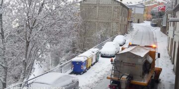L’Alto Vastese si risveglia sotto una “spolverata” di neve