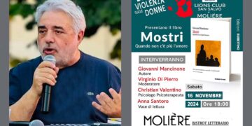 “Mostri. Quando non c’è più l’amore”, a San Salvo l’incontro con Giovanni Mancinone