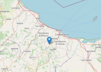 All’1,51 la terra torna a tremare nel Basso Molise: scossa di magnitudo 4 avvertita anche nel Vastese