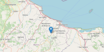 All’1,51 la terra torna a tremare nel Basso Molise: scossa di magnitudo 4 avvertita anche nel Vastese