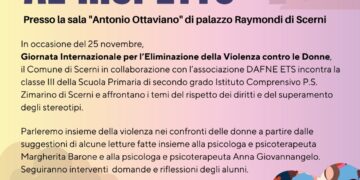 Educare al rispetto: a Scerni l’incontro per la non violenza