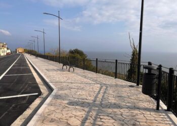 Risanato e rimesso a nuovo il belvedere di via Santa Lucia