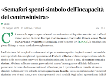 Della Penna: «Sui semafori il centrodestra fa opposizione a se stesso. Risolveremo i disagi»