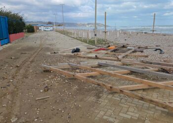 Fossacesia, danni da mareggiate e vento, Di Giuseppantonio: «Servono maggiori fondi contro l’erosione»