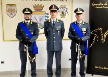Cambio al vertice della guardia di finanza di Vasto, Carlo Donnini è il nuovo comandante