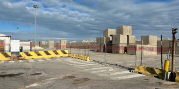 Ruspa a Punta Penna, iniziato l’ampliamento del porto