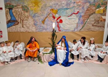 Suggestivo ed emozionante il presepe vivente dei bambini dell’Infanza di via Verdi e Sant’Antonio