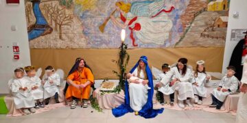 Suggestivo ed emozionante il presepe vivente dei bambini dell’Infanza di via Verdi e Sant’Antonio