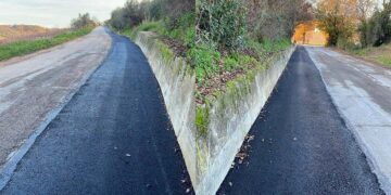 A Monteodorisio i lavori di miglioramento delle strade di contrada San Bernardino
