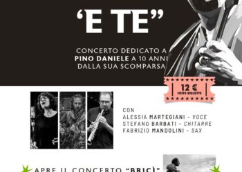 “Senza ‘e te”, il concerto dedicato a Pino Daniele al centro culturale “Aldo Moro”