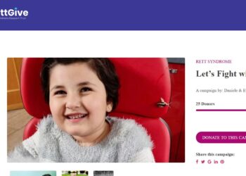 Sindrome di Rett, i genitori della piccola Aida: «Raccogliamo fondi perché una possibile cura c’è»