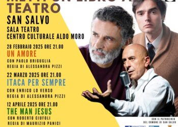 “Metti un libro a teatro”, a San Salvo appuntamento con Briguglia, Lo Verso e Ciufoli