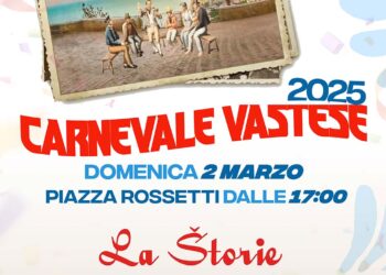 Il 2 marzo torna in piazza Rossetti il Carnevale vastese: musica e spettacoli per tutti