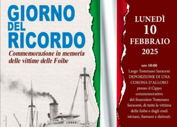 Vasto celebra il Giorno del Ricordo commemorando il finanziere Tommaso Saraceni
