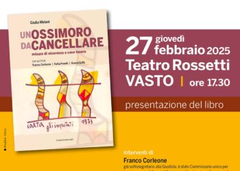 “Per il rispetto della dignità di ogni persona”, a Vasto si parla di misure di sicurezza e case lavoro