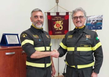 Avvicendamento ai vertici del vigili del fuoco della provincia di Chieti, Luca Verna reggente
