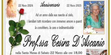 Anniversario Cesira D’Ascanio