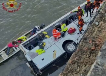 Precipita con l’autobus nel Po durante una manovra, muore titolare ditta di Guglionesi