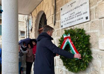 Lentella commemora Nicola Mattia e Cosmo Mangiocco, furono uccisi durante lo sciopero alla rovescia