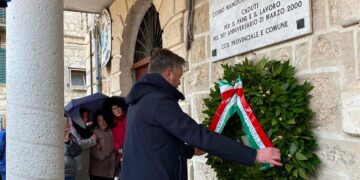 Lentella commemora Nicola Mattia e Cosmo Mangiocco, furono uccisi durante lo sciopero alla rovescia