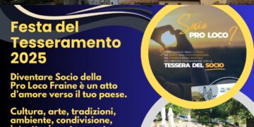 Pro loco Fraine, domani la festa del tesseramento